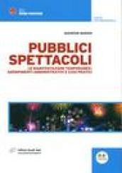 Pubblici spettacoli. Le manifestazioni temporanee: adempimenti amministrativi e casi pratici