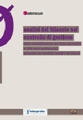 Analisi del bilancio nel controllo di gestione