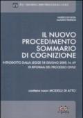 Il nuovo procedimento sommario di cognizione