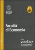 Agenda accademica 2006-2007 Facoltà di economia Torino