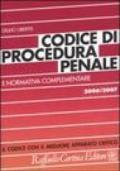 Codice di procedura penale e normativa complementare 2006-2007