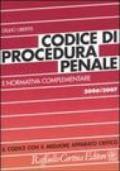Codice di procedura penale e normativa complementare 2006-2007