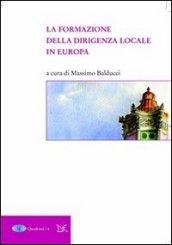 La formazione della dirigenza locale in Europa