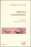 Diritto e menzogna