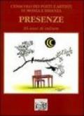 Presenze. 25 anni di cultura del Cenacolo dei poeti e artisti di Monza e Brianza