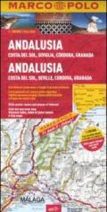 Andalusia, Costa del sole, Siviglia, Cordoba, Granada 1:200.000. Ediz. multilingue