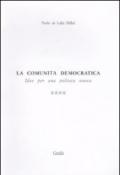 La comunità democratica. Idee per una politica nuova: 4