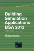 Building simulation applications. BSA 2013 1st IBPSA Italy Conference (Bolzano, 30 gennaio-1 febbraio 2013)