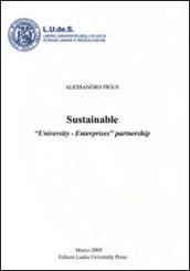 Sustainable. «University Enterprises» partnership