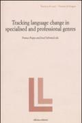 Tracking language change in specialized and professional genres