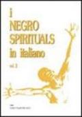 I negro spirituals in italiano: 2