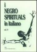 I negro spirituals in italiano: 4