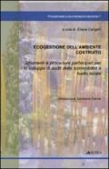 Ecogestione dell'ambiente costruito. Strumenti e procedure partecipanti per lo sviluppo di audit della sostenibilità a livello locale