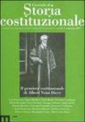 Giornale di storia costituzionale. 13.Il pensiero costituzionale Di Albert Venn Dicey