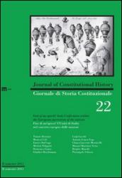 Giornale di storia costituzionale. Primo semestre 2012. 22.Fine di un'epoca? L'unità d'Italia nel concerto europeo delle nazioni