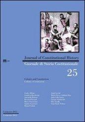 Giornale di storia costituzionale. Colonie e costituzioni. Ediz. italiana e inglese