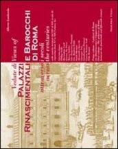 Vedute di palazzi rinascimentali e barocchi di Roma attraverso i secoli. Ediz. italiana e inglese. 1.