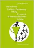 Instruments for direct democracy in Italy-Strumenti di democrazia diretta in Italia