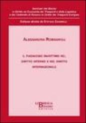 Il passaggio marittimo nel diritto interno e nel diritto internazionale