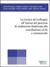 La tecnica del colloquio all'interno dal processo di mediazione finalizzata alla conciliazione civile e commerciale