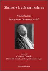 Simmel e la cultura moderna: 2