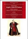 Angelo, tyran de Padoue. Edizione complanare e fonti per lo studio della prima messinscena