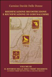 Riedificazione ricostruzione e riunificazione di Gerusalemme. 3.Il ritorno delle dieci tribù