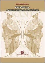 Kant e Lévinas: il primato dell'etica sull'ontologia