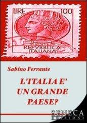 L'Italia è un grande paese?