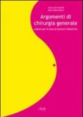 Argomenti di chirurgia generale. Lezioni per il corso di laurea in ostetricia