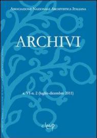 Archivi. Luglio-dicembre 2011