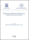 Seminari di storia della lettura e della ricezione, tra Italia e Francia, nel Cinquecento: 1