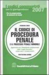 Il codice di procedura penale e il processo penale minorile