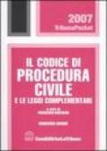 Il codice di procedura civile e le leggi complementari