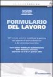 Formulario del lavoro. Con CD-ROM