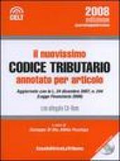 Il nuovissimo codice tributario annotato per articolo. Con CD-ROM