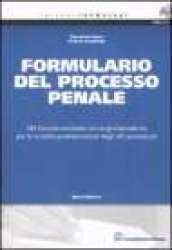 Formulario del processo penale. Con CD-ROM