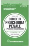 Codice di procedura penale e processo penale minorile