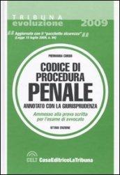 Codice di procedura penale. Annotato con la giurisprudenza (Il)