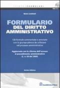 Formulario del diritto amministrativo. Con CD-ROM