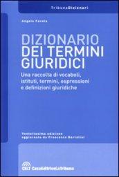 Dizionario dei termini giuridici