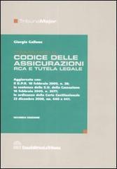 Commentario al codice delle assicurazioni RCA e tutela legale