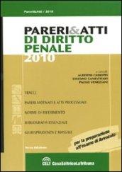 Pareri & atti di diritto penale