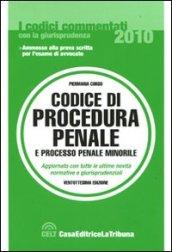 Codice di procedura penale e processo penale minorile