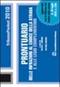 Prontuario delle infrazioni al codice della strada e alle leggi complementari