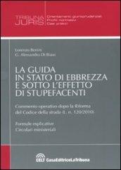 La guida in stato di ebbrezza e sotto l'effetto di stupefacenti