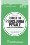 Codice di procedura penale e processo penale minorile