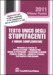 Testo unico degli stupefacenti e norme complementari