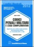 Codici penali militari e leggi complementari