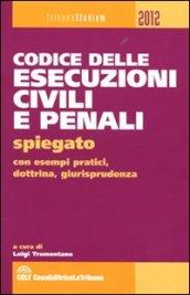 Codice delle esecuzioni civili e penali spiegato (Tribuna studium)